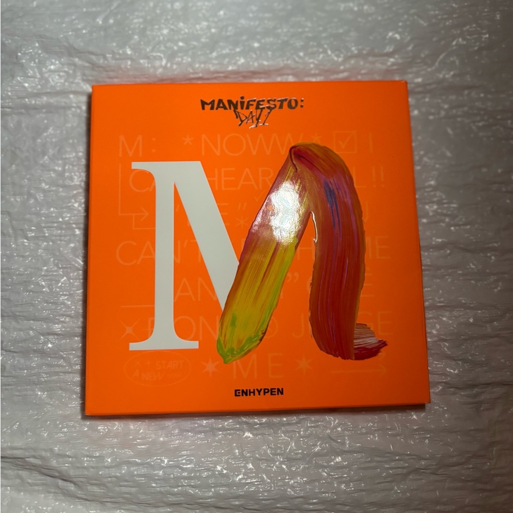 Enhypen Manifesto: Day 1 engene M version